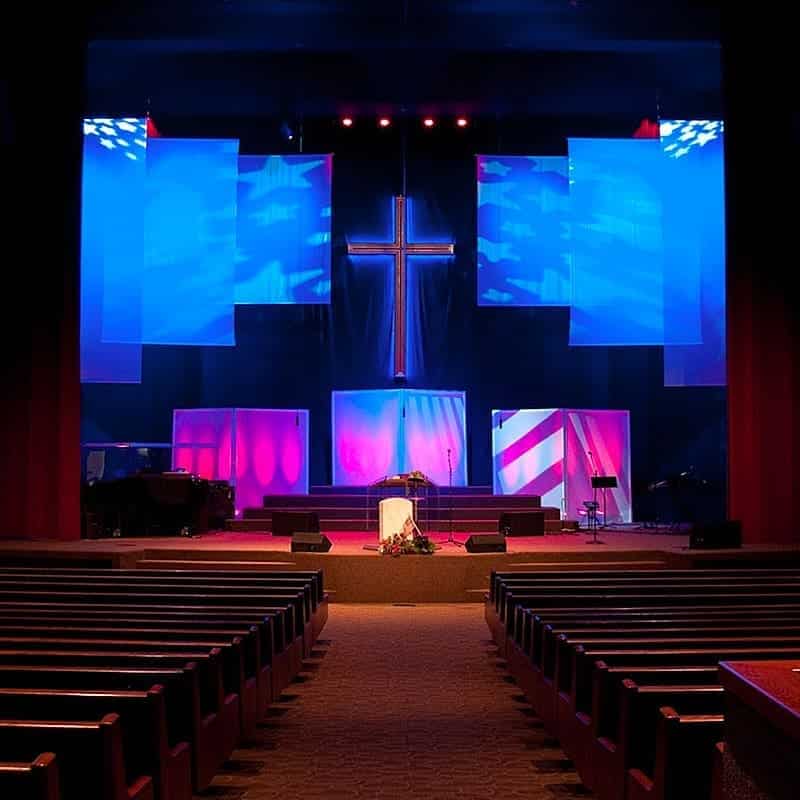 Church LED display screen