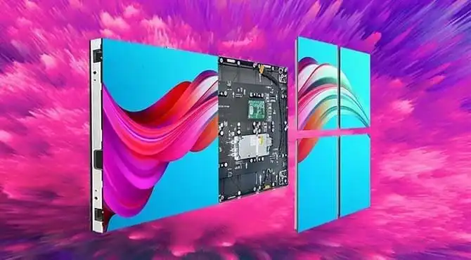 Standard indoor LED display Pixels and size