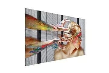 Transparent LED display screen