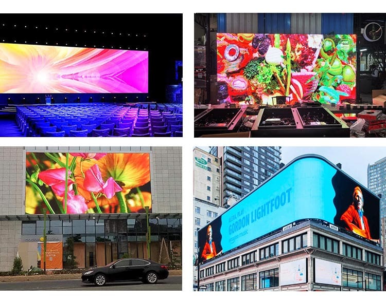 led outdoor wall screen