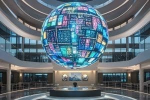 Ball-Shaped LED Display Screen