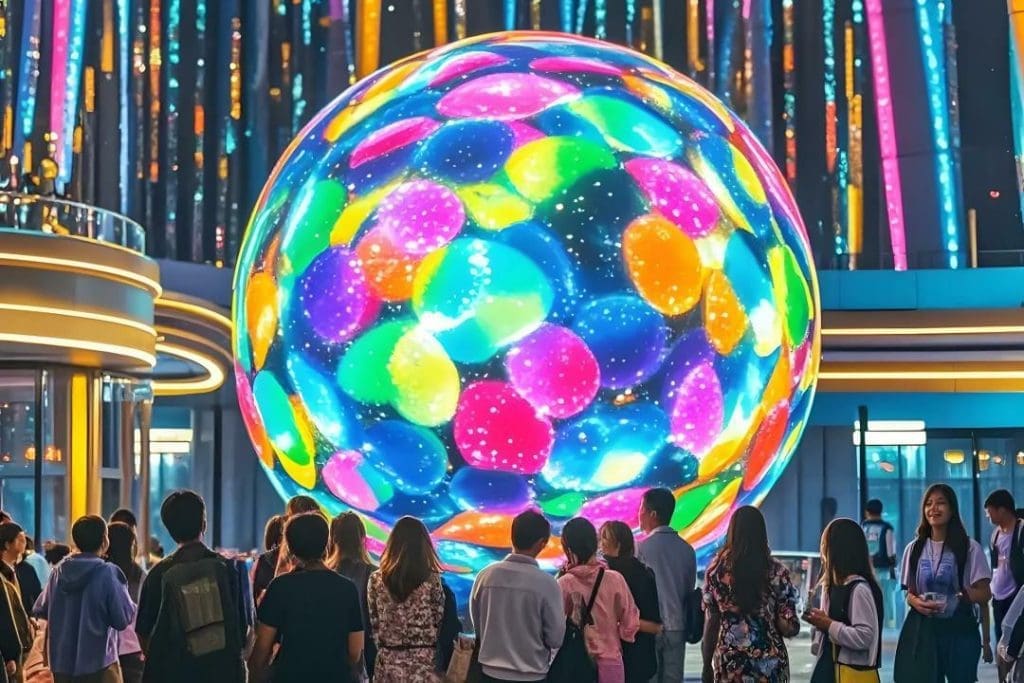 Ball-Shaped LED Screens