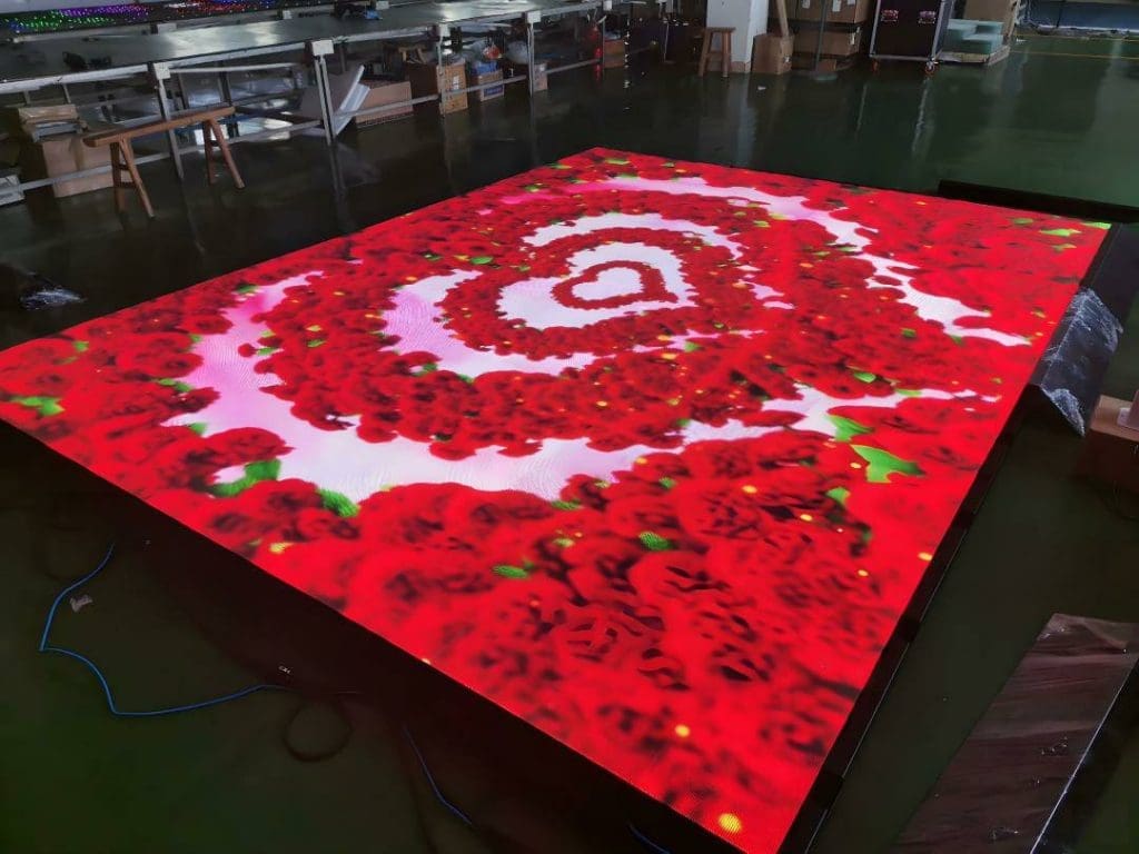 Dance floor LED display screen