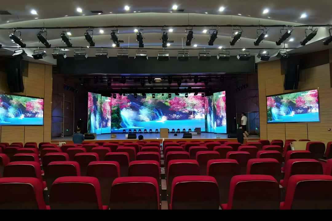 Stage screen background