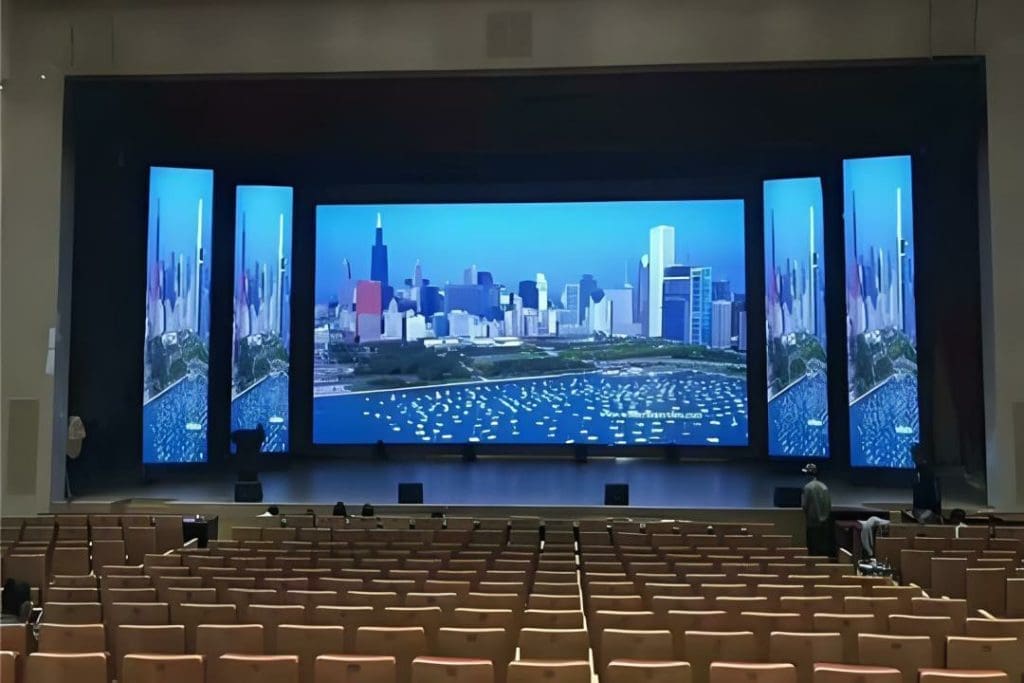 Stage screen backgrounds