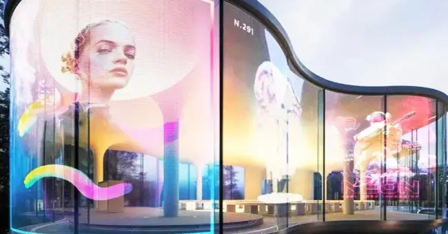 Transparent-LED-screen