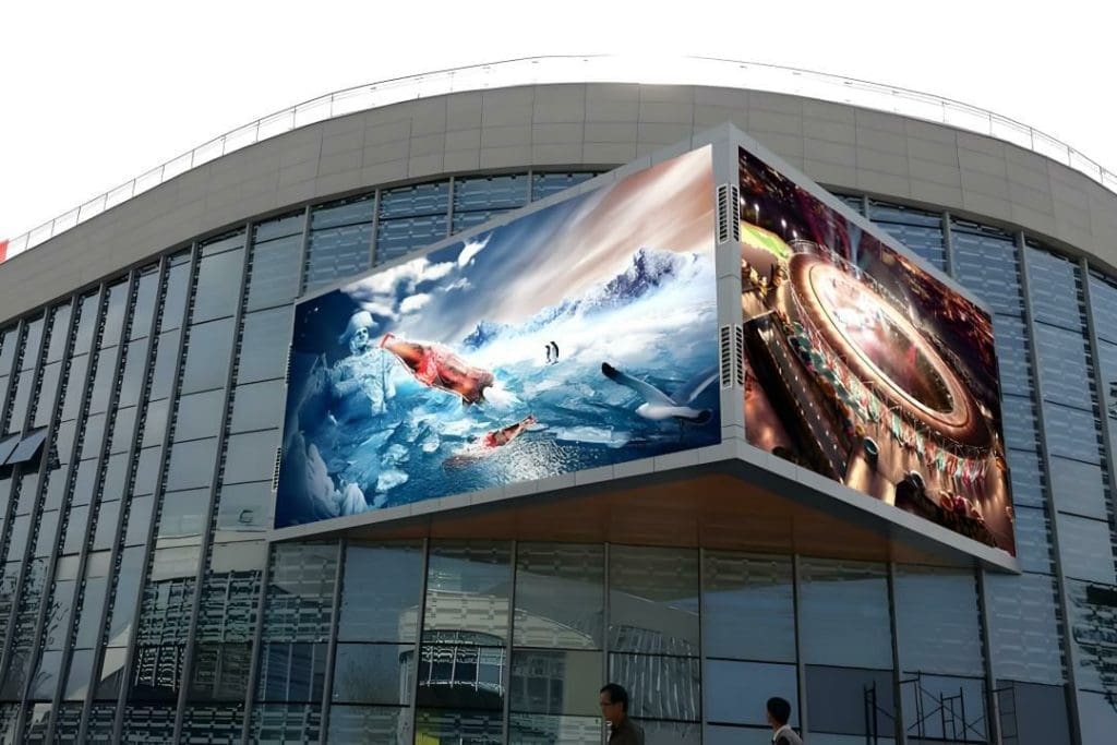led screen for building
