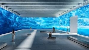 Indoor 3D LED display screen