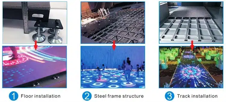 Interactive Floor LED Display