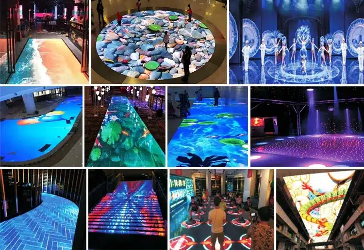 Interactive Floor LED Display