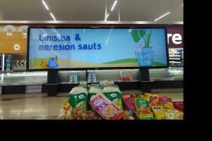 LED Display Screens in Supermarket