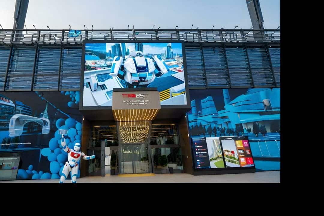 LED Display in Supermarket