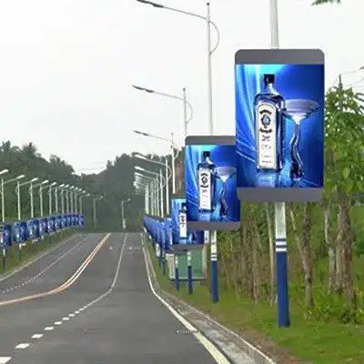 Street Pole LED Display