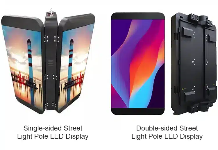 Street Light Pole LED Display