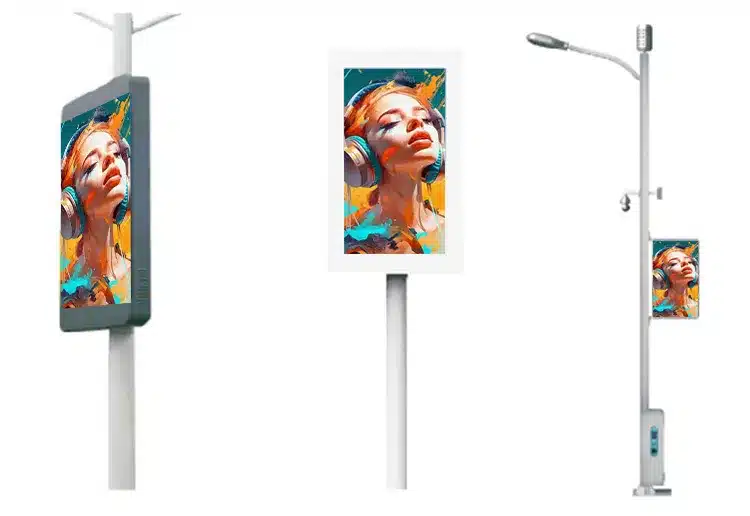 Street Light Pole LED Display