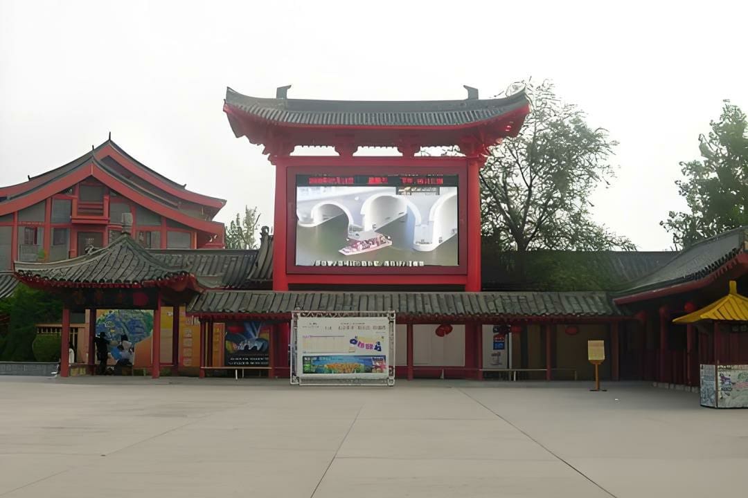 Scenic area LED screens