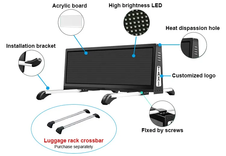 Taxi Top LED Display