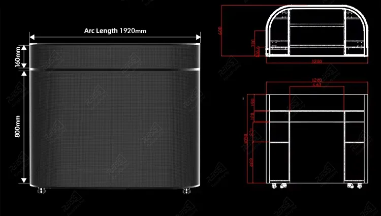 GOB Front Desk LED Display