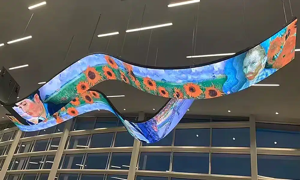 Möbius Ring LED Display