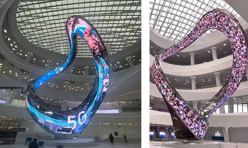 Möbius Ring LED Display