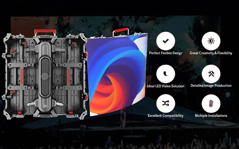 Flexible Rental LED Display Screen