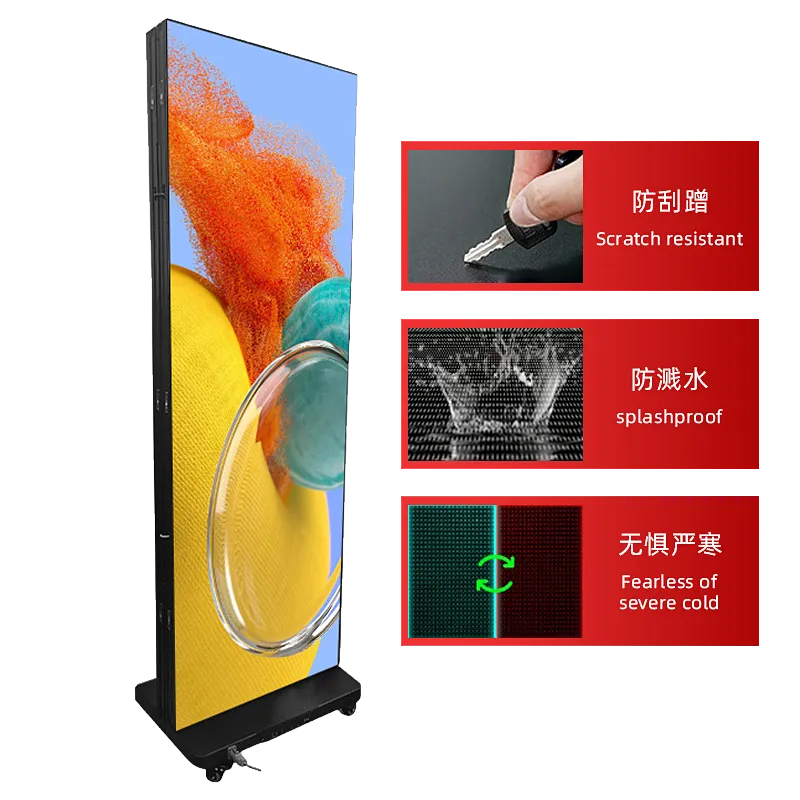 Tri-Folding LED Poster Screen