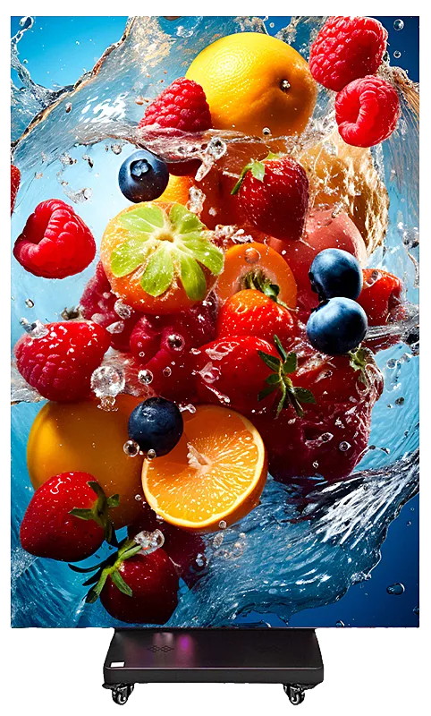 Tri-Folding LED Poster Screen